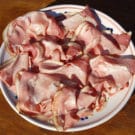 Piatto porchetta a fette