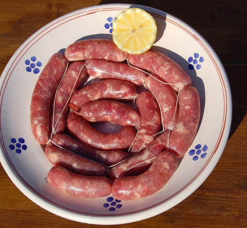 Salsiccia a punto di coltello